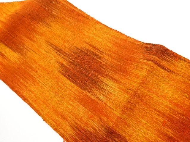 JAPANESE NAGOYA OBI / MAWATA TSUMUGI / WEAVE PATTERN